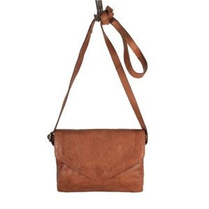 Latico Leather Harbor Crossbody Bag - Brown / Beige